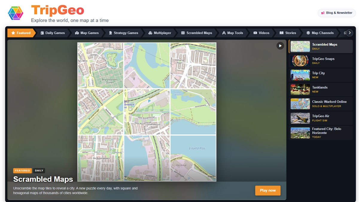 Welcome to TripGeo: Your Portal for Interactive Maps and Geography Games